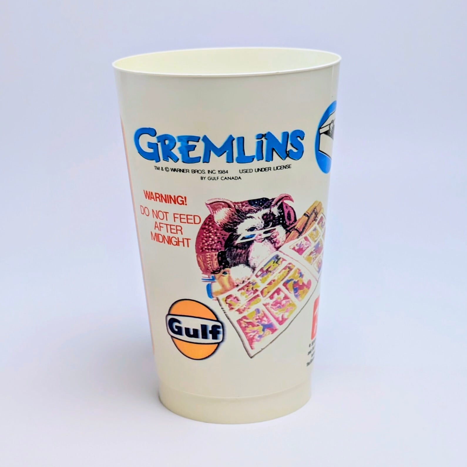 ☆VINTAGE1984☆【 Gremlins / グレムリン 】1984年製 Gremlins × Gulf × 7up プロモーション用シアターカップ / ドリンクカップ　〚アメリカン雑貨 アメトイ〛