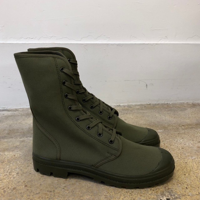 French Army Canvas Combat Boots Deadstock フランス軍 エイグル | JUNK SHOP