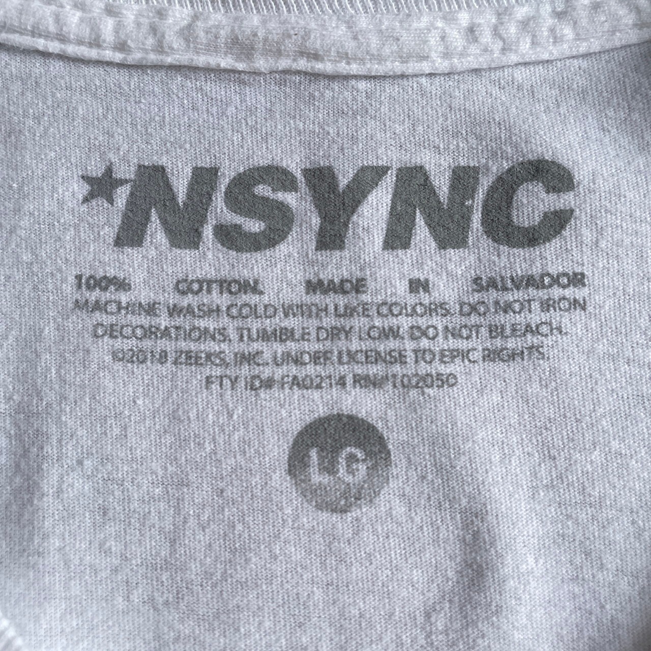 90s nsync デッドプール イン・シンク 1998tour Tシャツ