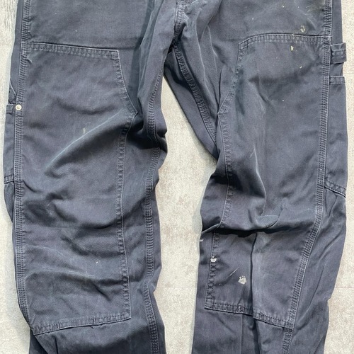 10s 茄子紺 ダブルニー Carhartt カーハート 32×32 詳細写真5
