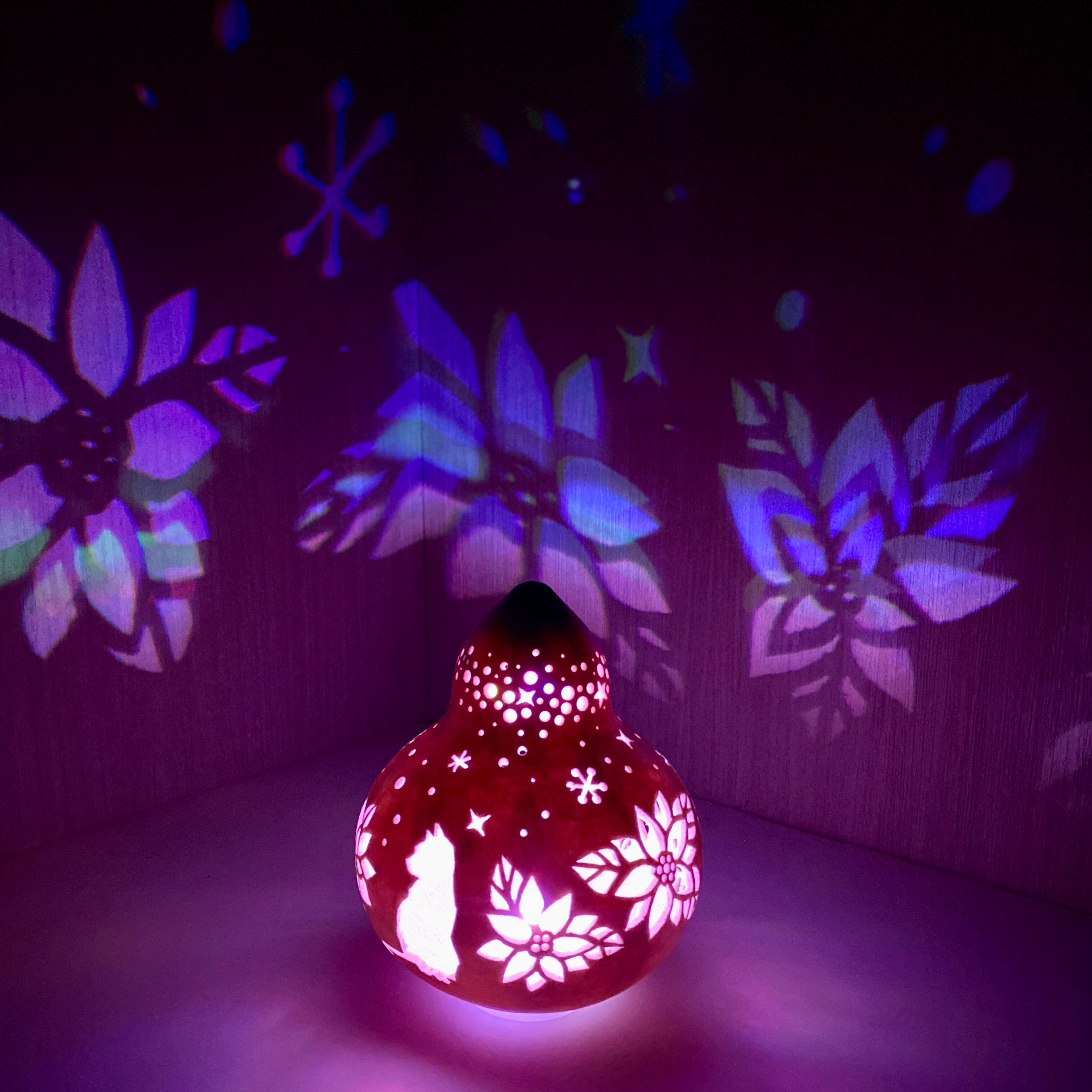 ポインセチアのライト