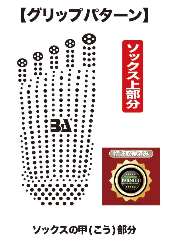 『新発売！！！』両面グリップソックスⅢ　【レギュラー】[ビアスロング]