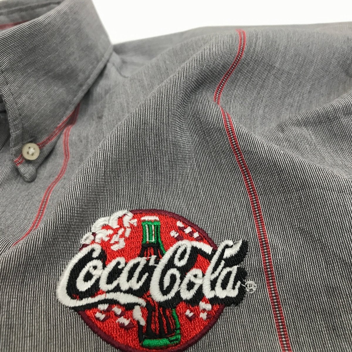 シンタス 90〜 00年代 USA製 COCA COLA コカコーラ ワークシャツ