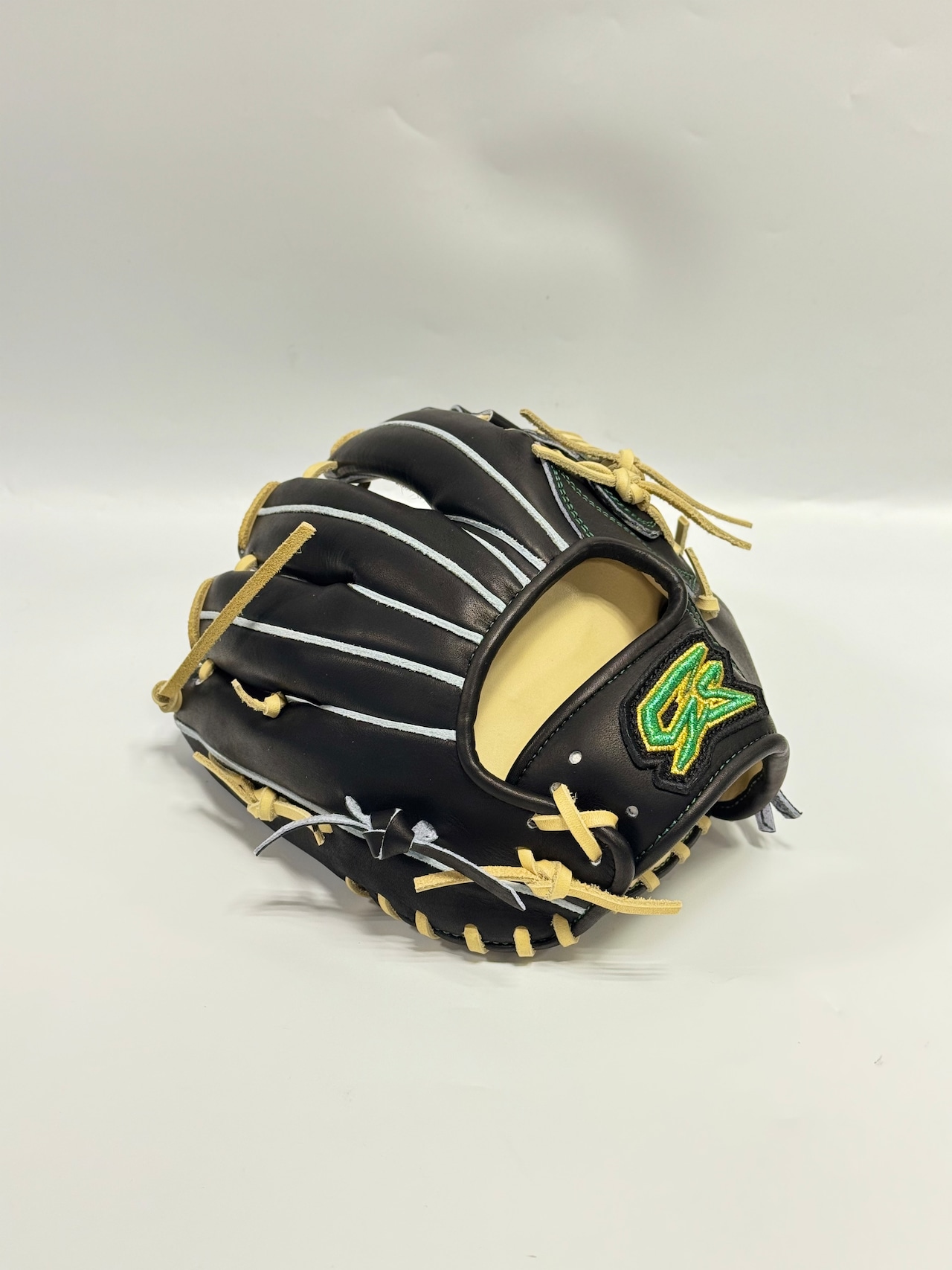 GSーゴリラスポーツ スタンダードモデル 硬式仕様グラブ 右投げ用 当て挟み型 ゴリラブラック×キャラメル GSー11(クロスウェブ)・画像3