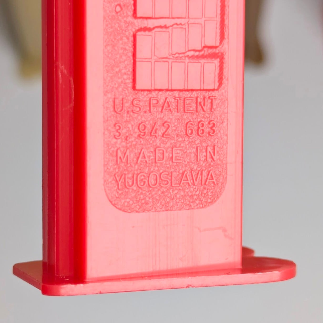 ☆ VINTAGE1986 ☆【 SMURF ( スマーフ ) 】PEZ / ペッツ 『 スマーフ 』3.9 / 薄足  〚アメリカン雑貨 アメトイ〛