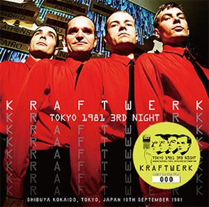 NEW KRAFTWERK TOKYO 1981 3RD NIGHT 　2CDR  Free Shipping　Japan Tour