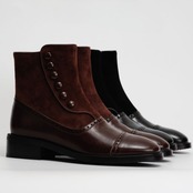 Cavalière Suede Mix Short Boots F0845