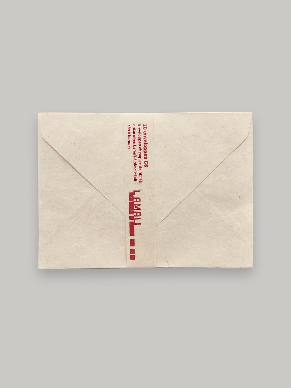 ロクタ紙の封筒 10枚セット 11×15cm|Lokta Paper Envelopes Natural - Lamali Paris