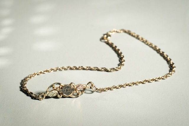 Official Harley Davidson Vintage Gold Leaf Bracelet