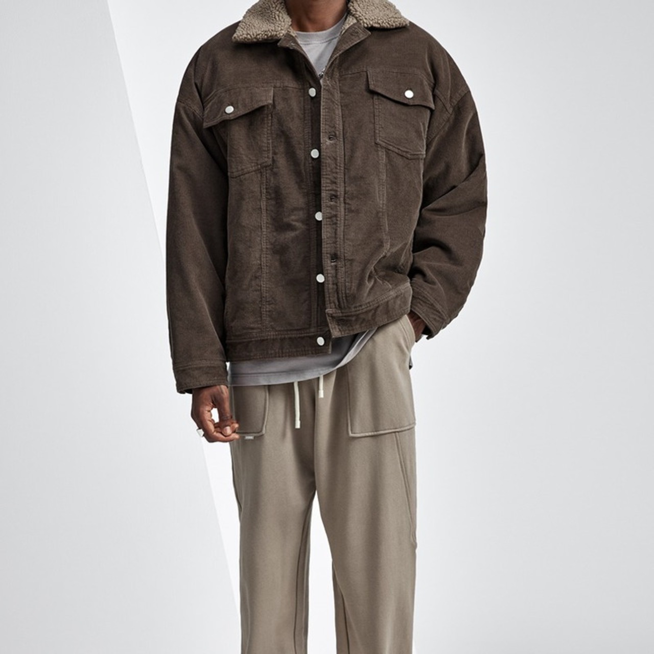 ボアコーデデュロイジャケット　939