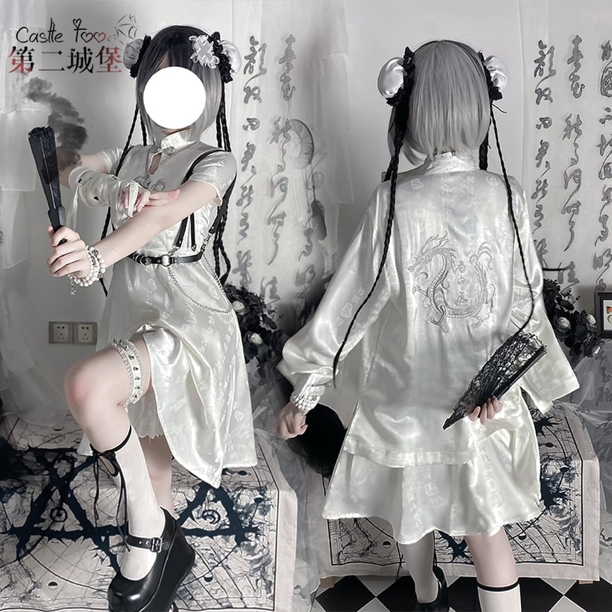 【帆立ページ】OZZ ON 和チャイナ ブラウス 白 和ロリ ロリータ 中華風ロリータの新ラインナップ追加！ | 東京Kawaiiスタジオ原宿