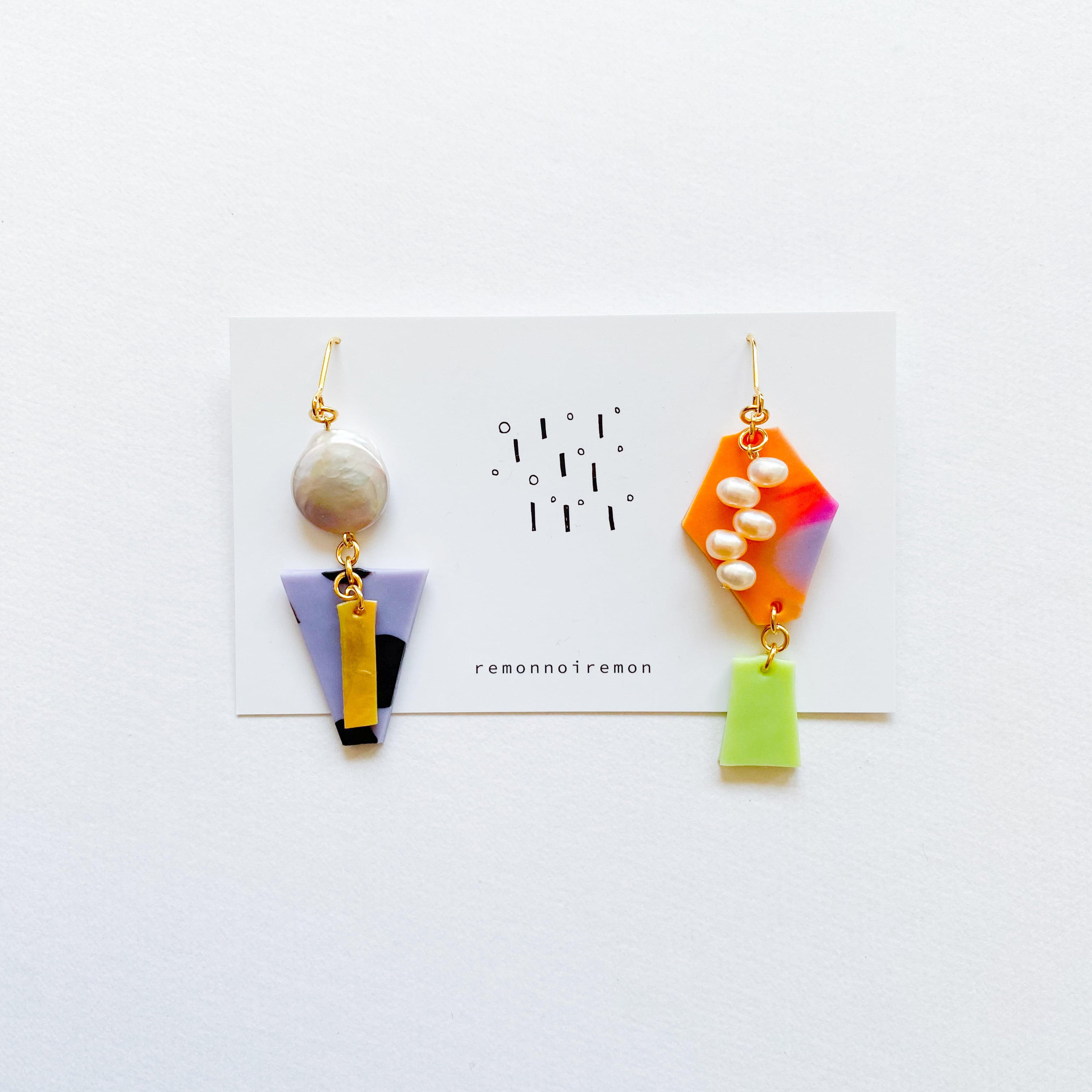 (淡水パール）カケラピアス/イヤリング