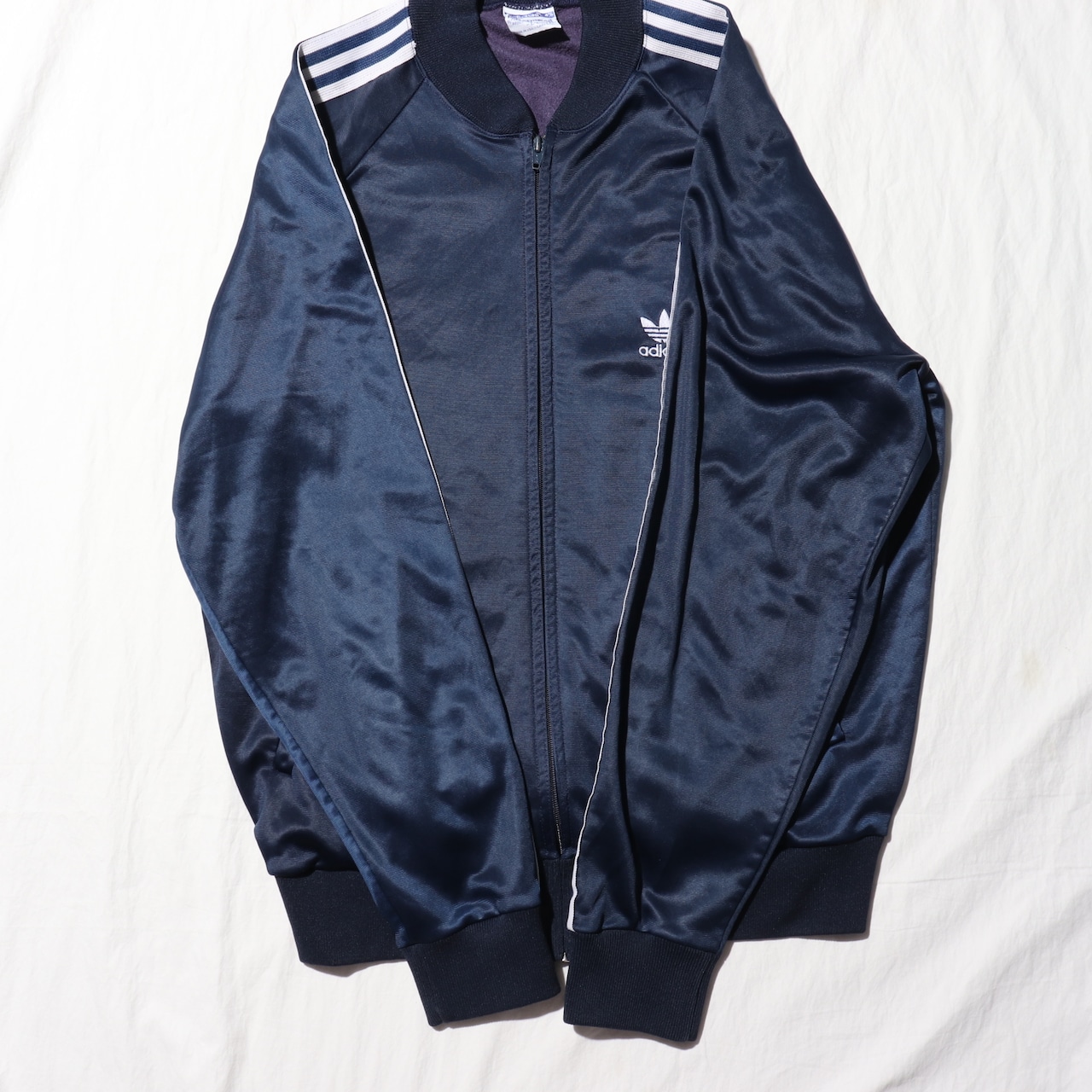 美品 L 80s ATP USA adidas ネイビー トラックジャケット アディダス