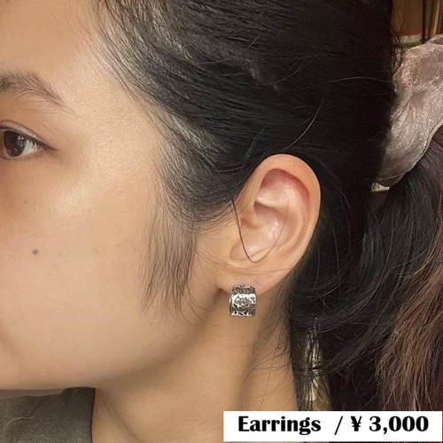 TOPANGA Jewelry 　Arabesque Hoop Earrings　アラベスクフープピアス　ピアス　ギフト　プレゼント　ジュエリー　イヤリング　建物