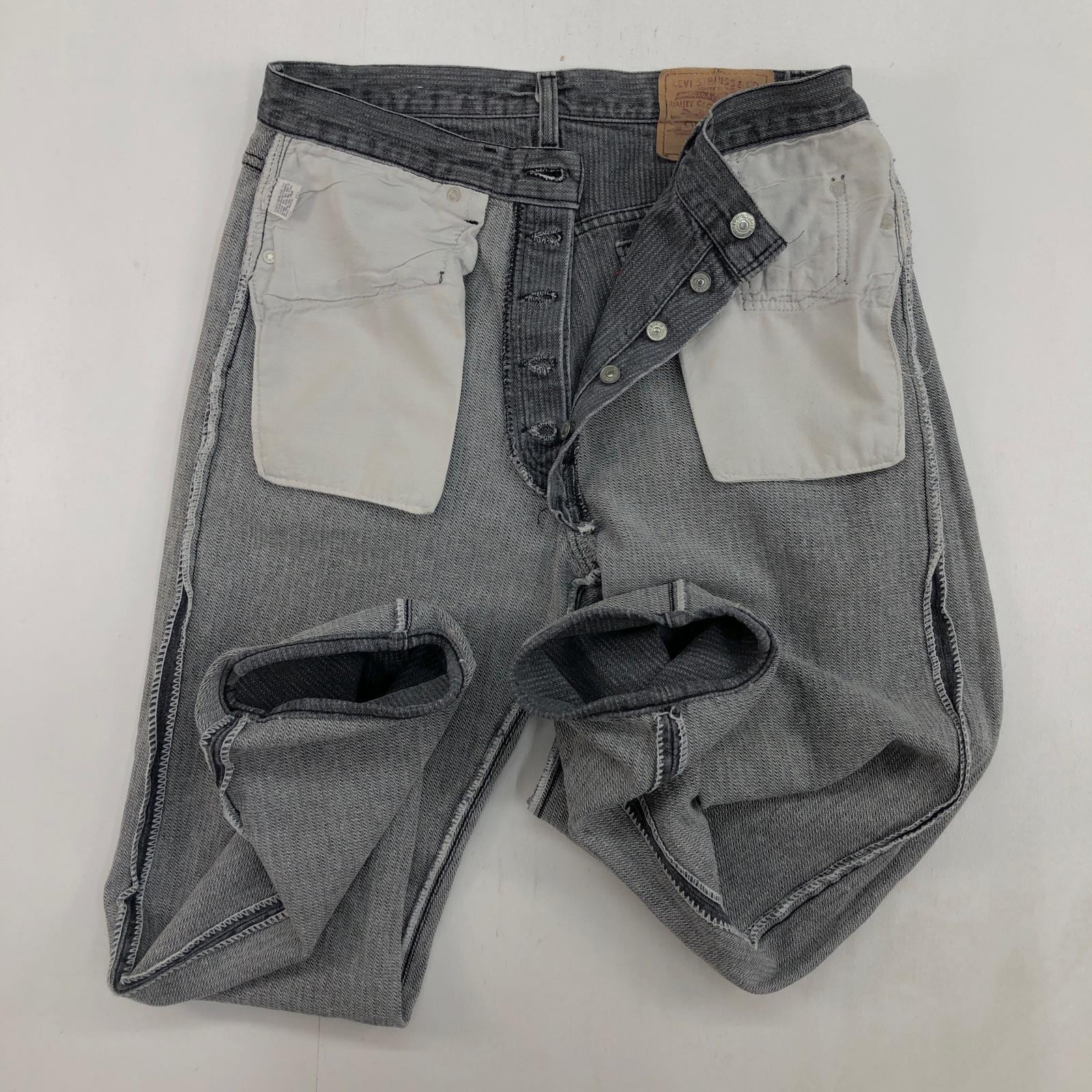 LEVI'S 501-0619 80年代 USA製 脇割 ハチマル ストライプ ストライプ