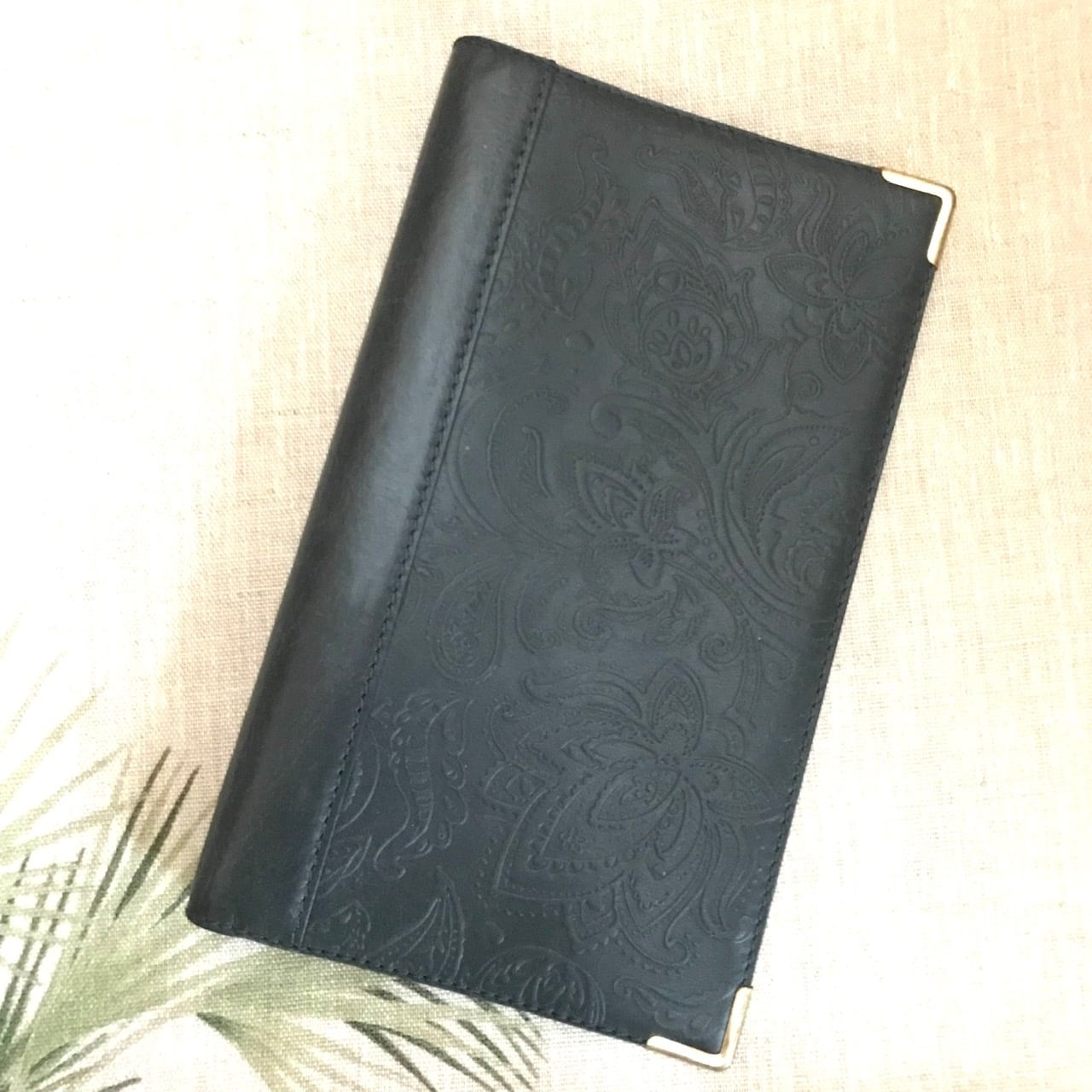 FIORI フィオーリ システム手帳 バイブル ブルーブラック | 〈PTM