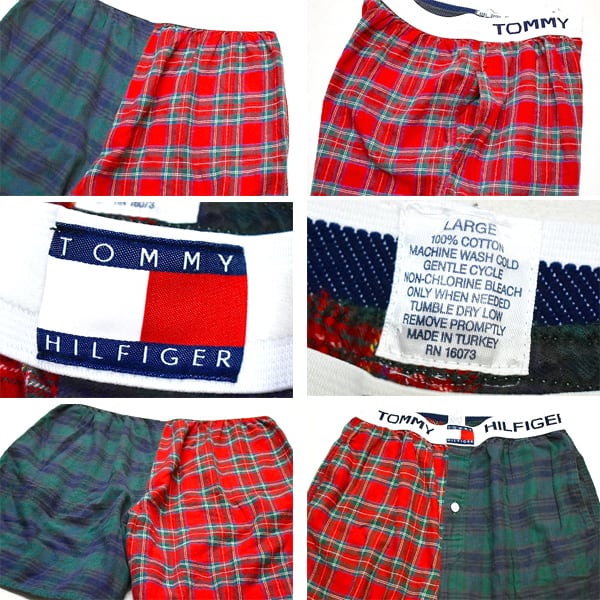 1点物◇トミーTOMMYトランクス下着チェックショーツ/ボクサー 1点物◇トミーTOMMYトランクス下着チェックショーツ/ボクサー