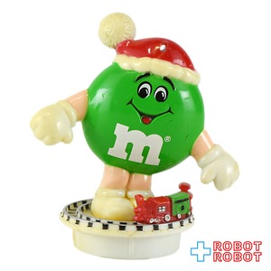 M&M's 1995 サンタハット グリーン クリスマスオーナメント