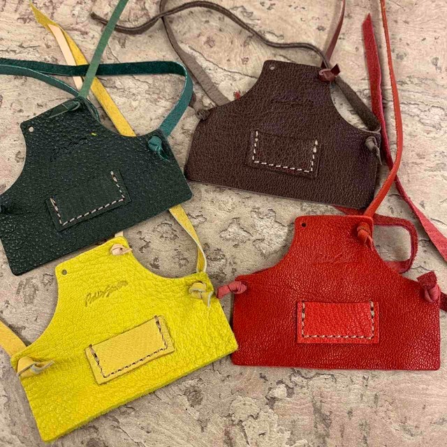 ベルズベア&ベルズラビット専用　ジビエレザー鹿革エプロン