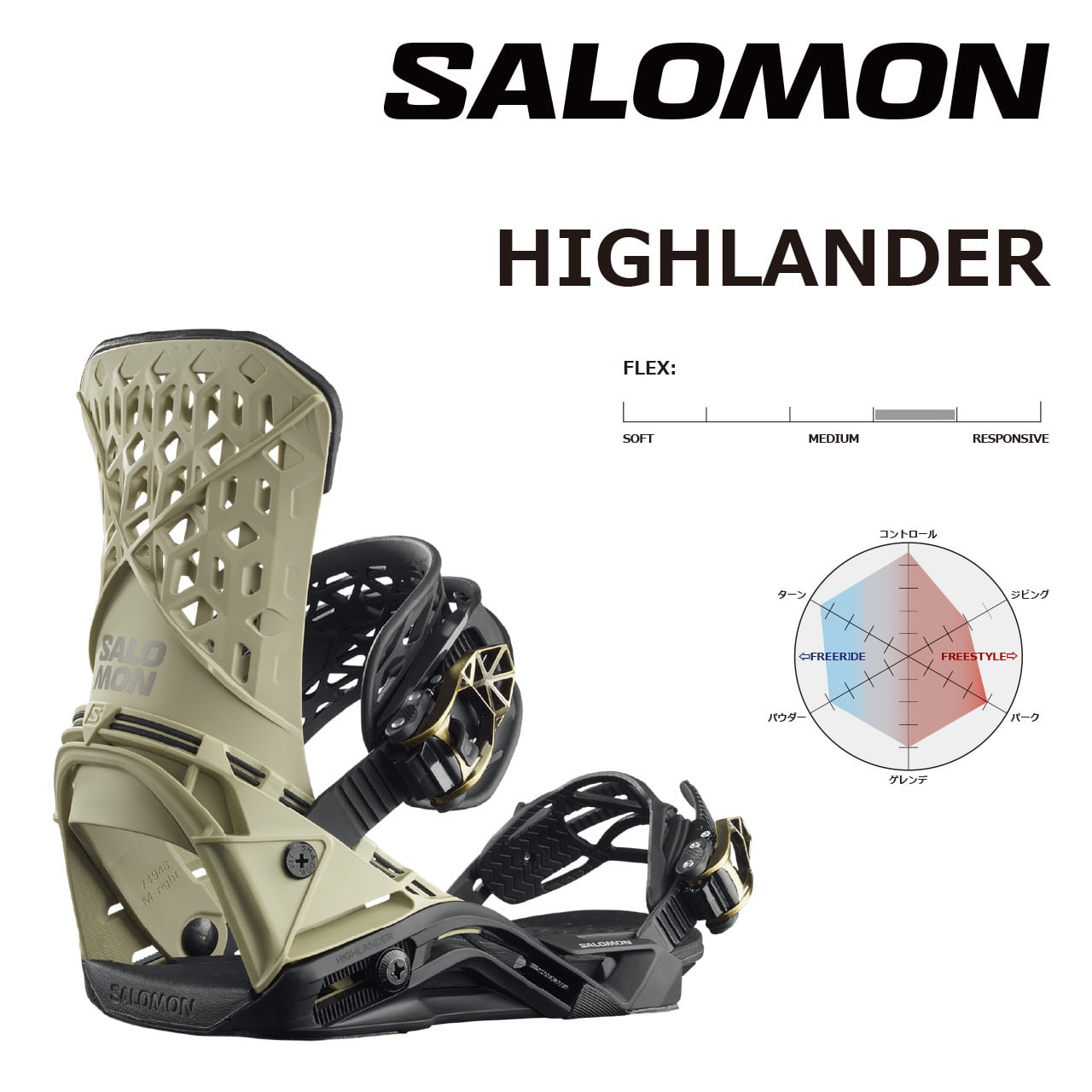 【美品】22-23 SALOMON サロモン HIGHLANDER ハイランダー