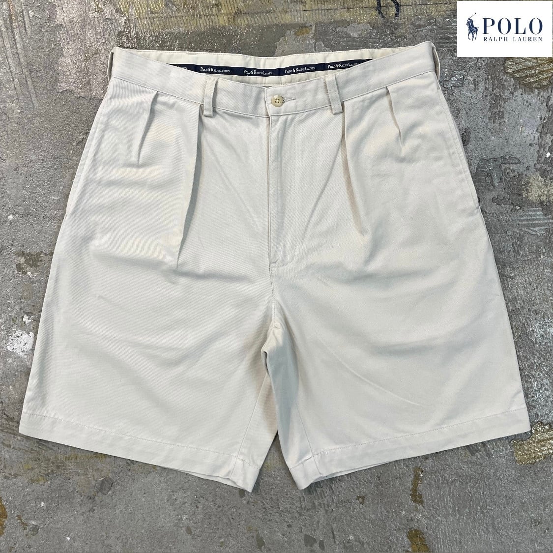 90s Polo Ralph Laurenポロラルフローレン 2タック チノショーツTYLER