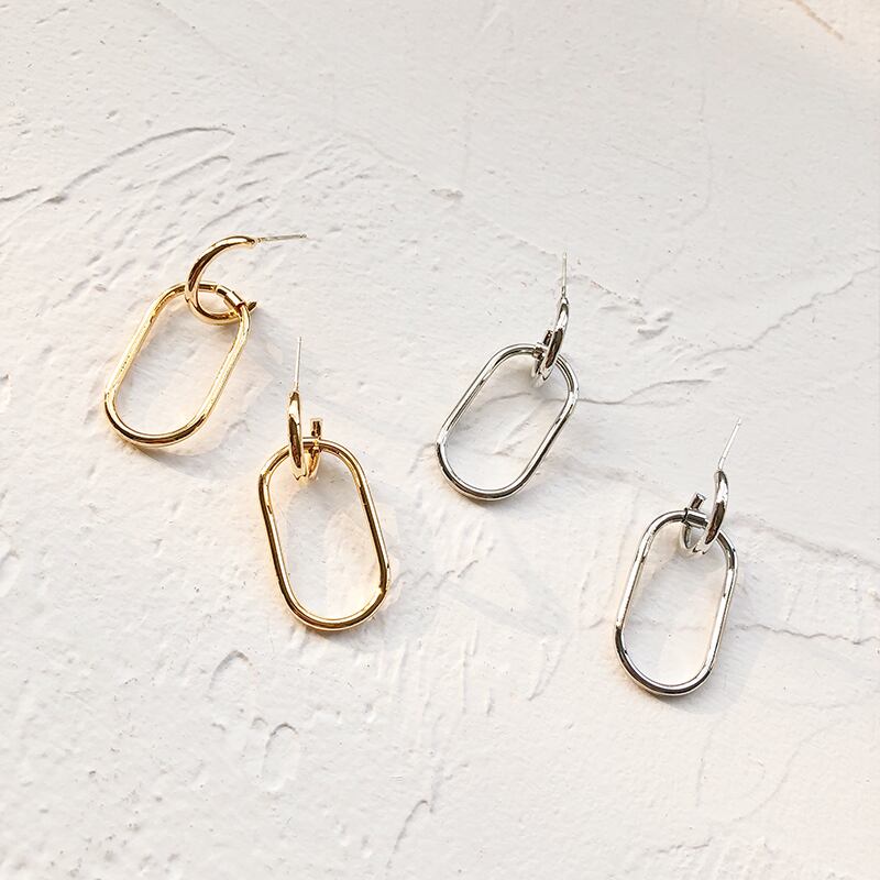 イヤリング ロング薄手 指輪 ブラック・アイド・ピーズ24299816995