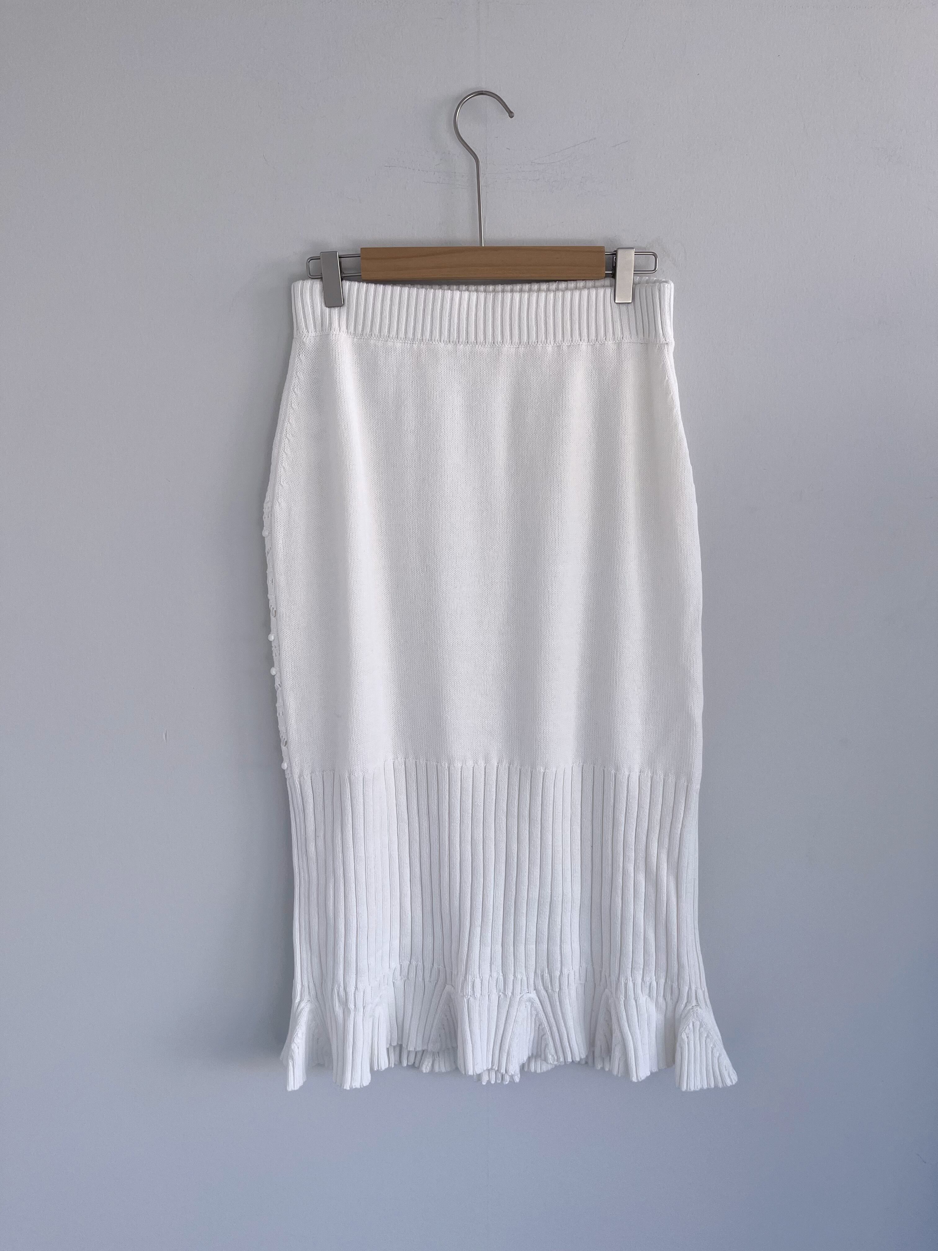 MUVEIL ニットスカート MUVEIL パールニットスカート | KOKO