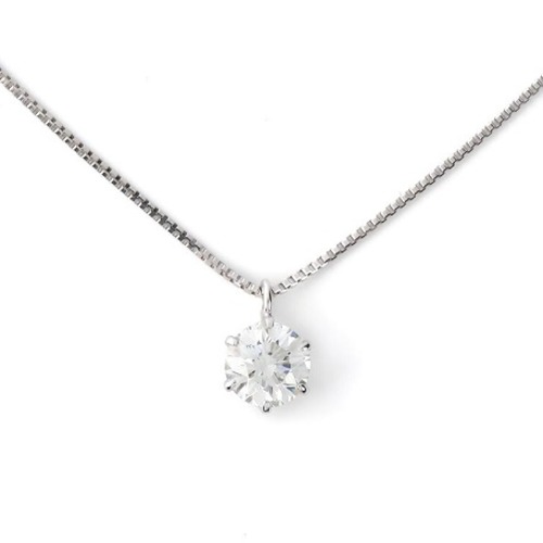 【77】0.21ct / E / VVS2 / 3EX【一粒ダイヤモンドネックレス】