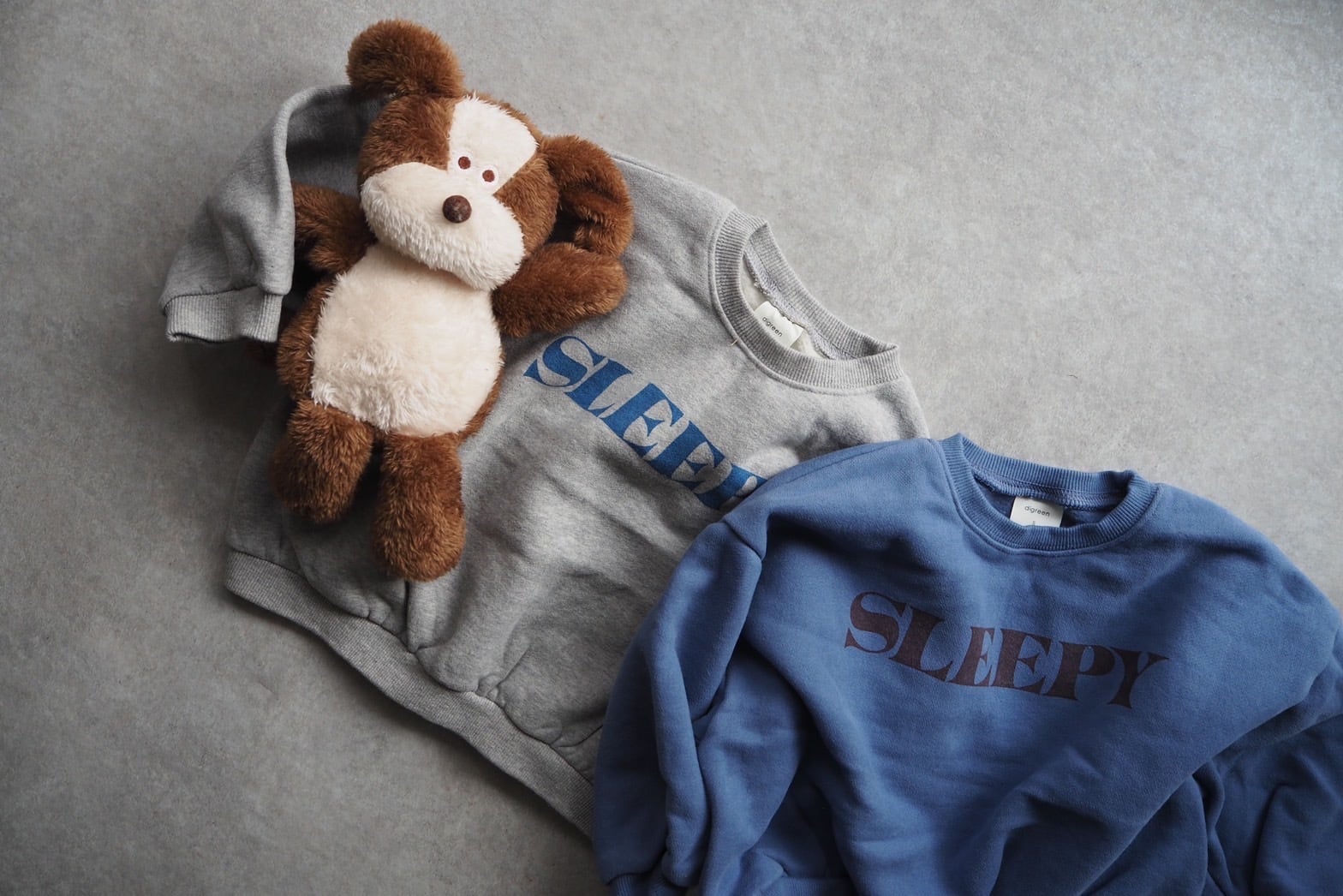 Digreen ディグリーン】 sleepyトレーナー(color:blue)【231101d