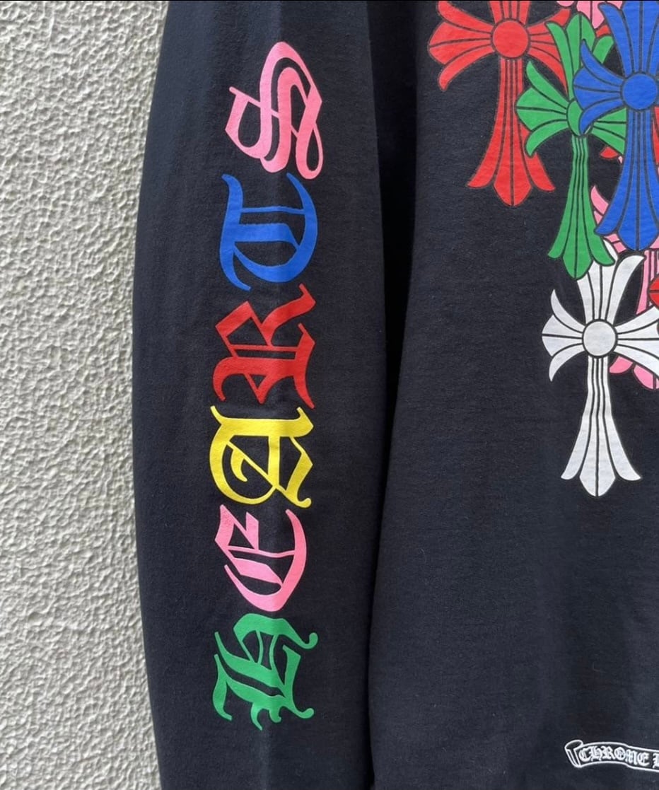 90s Chrome Hearts マルチクロス Tシャツ ブラック