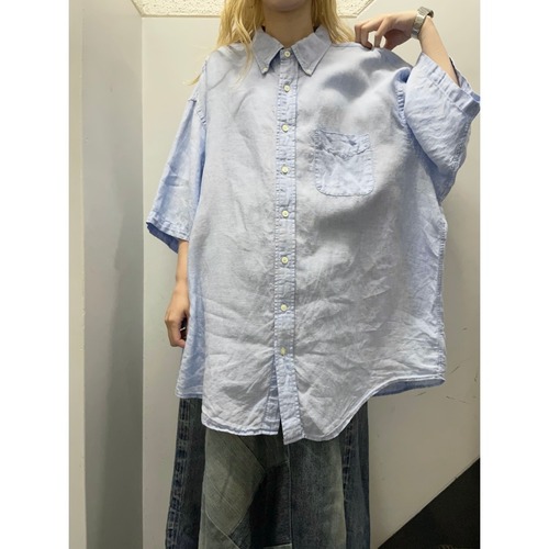00's Brooks Brothers S/S リネンシャツ