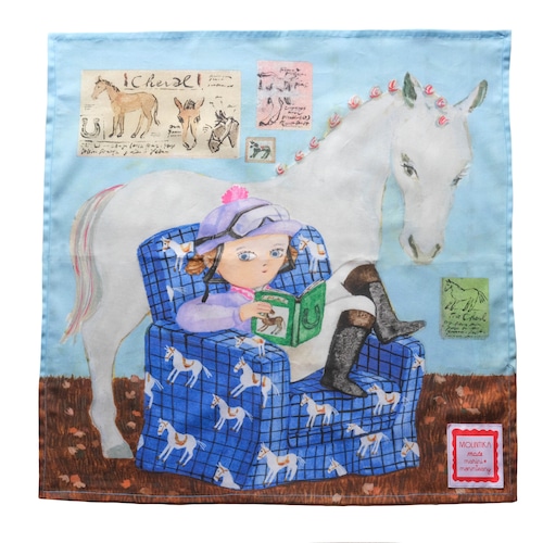 tapestry handkerchief "Horse pattern sofa"