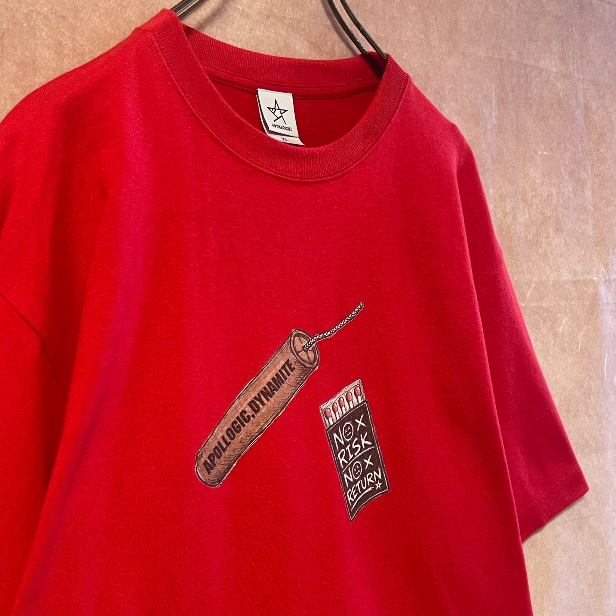 ③ダイナマイトTシャツ赤 | apollogic official shop