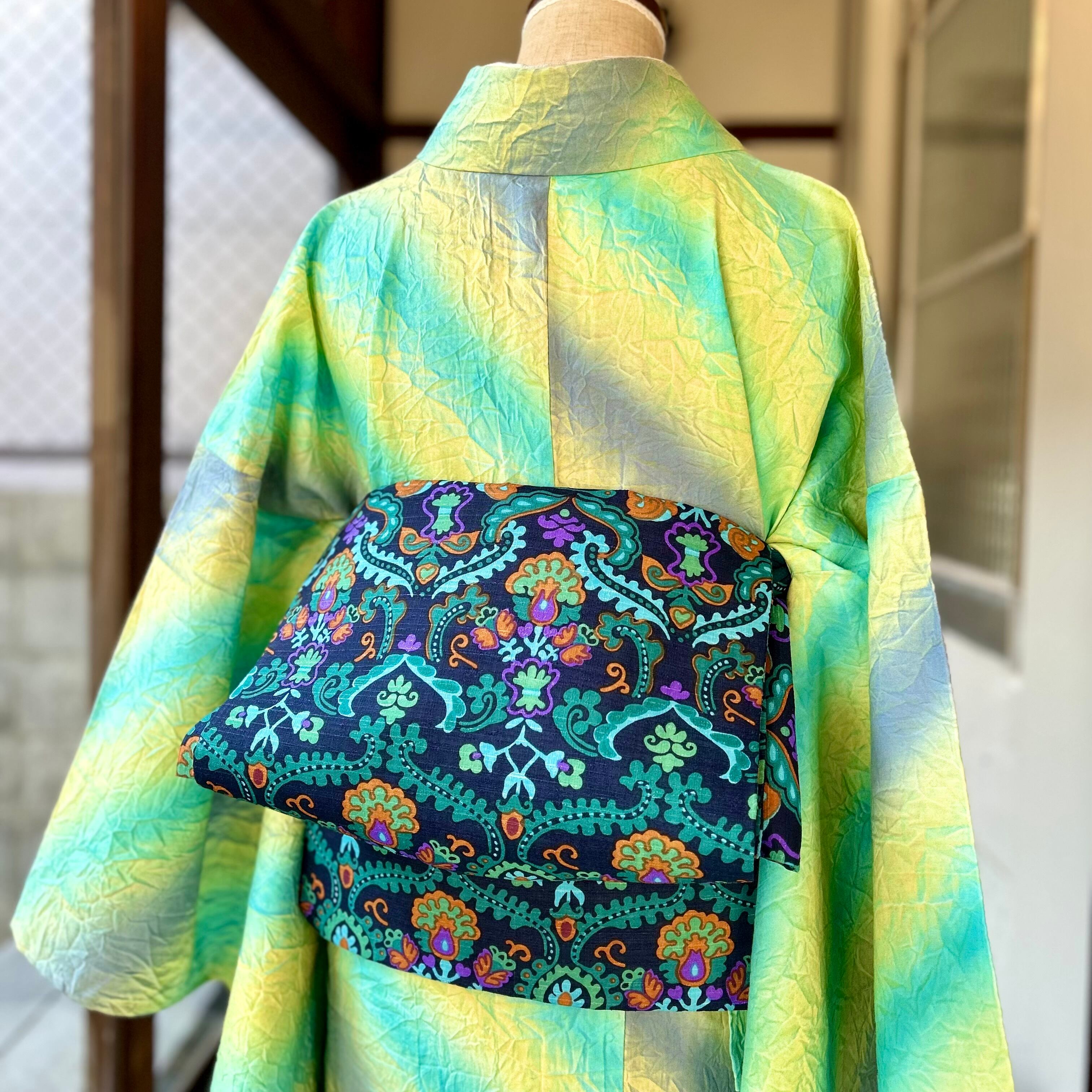【超美品】袋帯 金駒刺繍　宝相華　お太鼓　シルバー 超美品】袋帯 金駒刺繍 宝相華 お太鼓 シルバー 【公式通販】