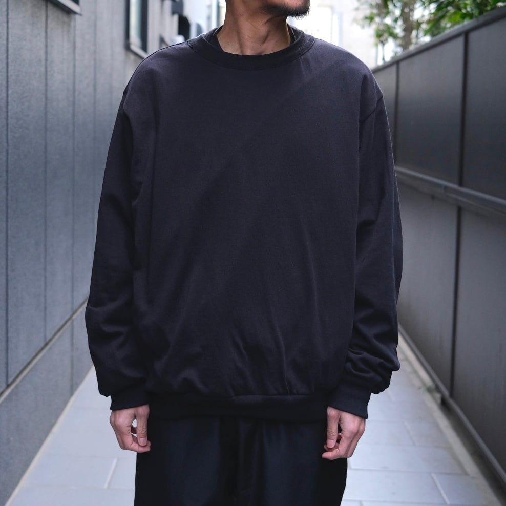 新品 25SS サイズ1 COMOLI リバーシブル プルオーバー ブラック COMOLI(コモリ) / リバーシブルプルオーバー-BLACK-(B01-06013