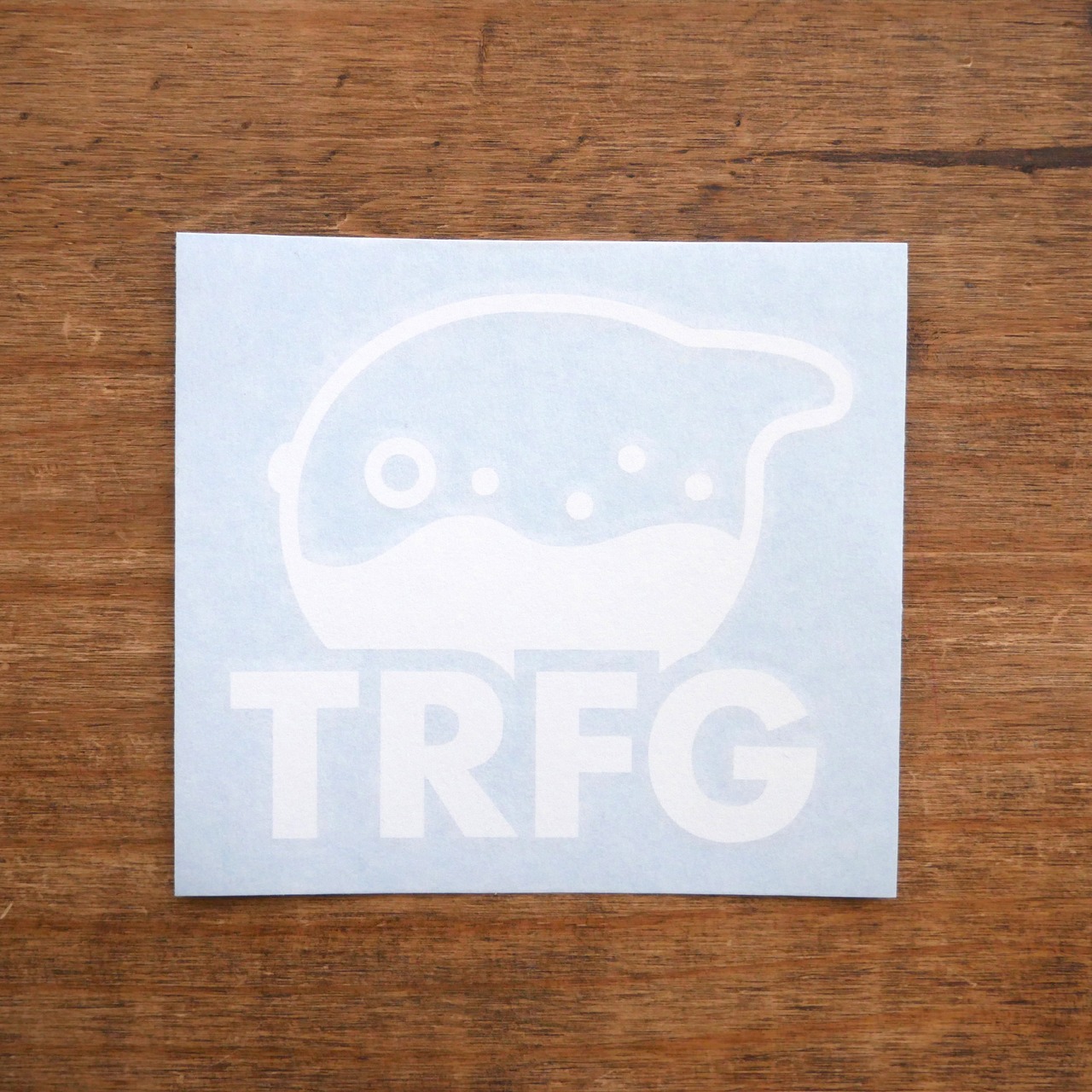 TRFG カッティングステッカー ホワイト