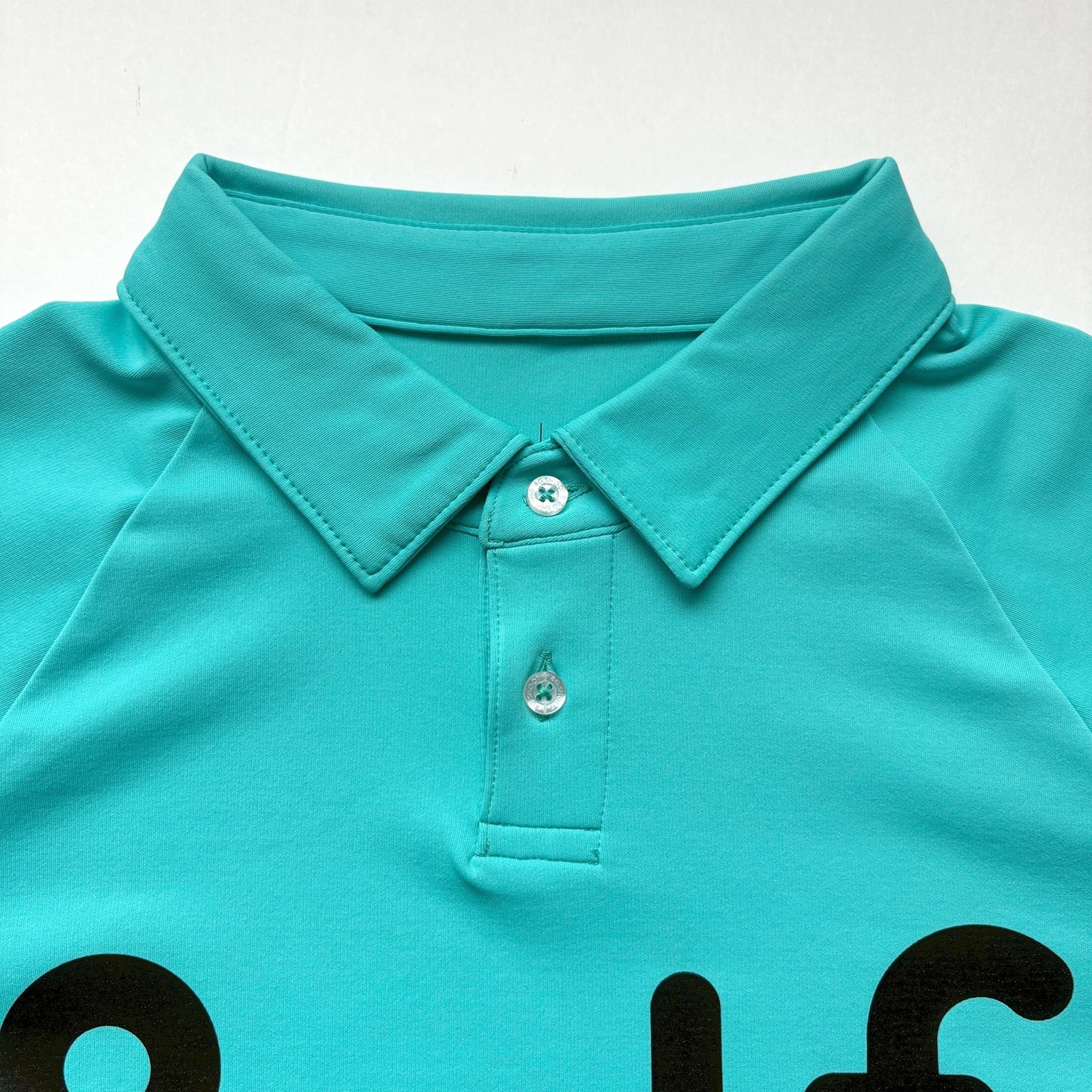 LOGO PRINT POLO SHIRT -TURQUOISE- | 8G SHOOT WEBSTORE