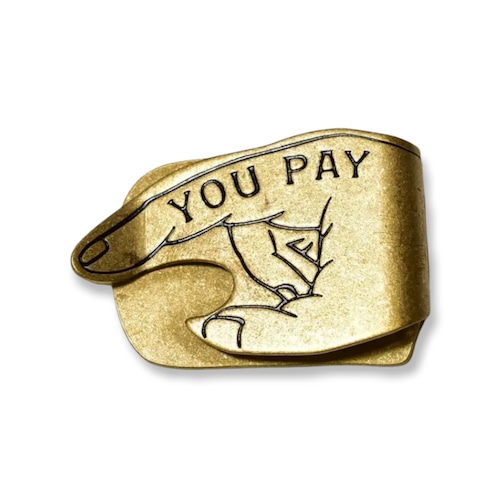 Button Works x VENICE DESIGN8  ボタンワークス You Pay Money Clip