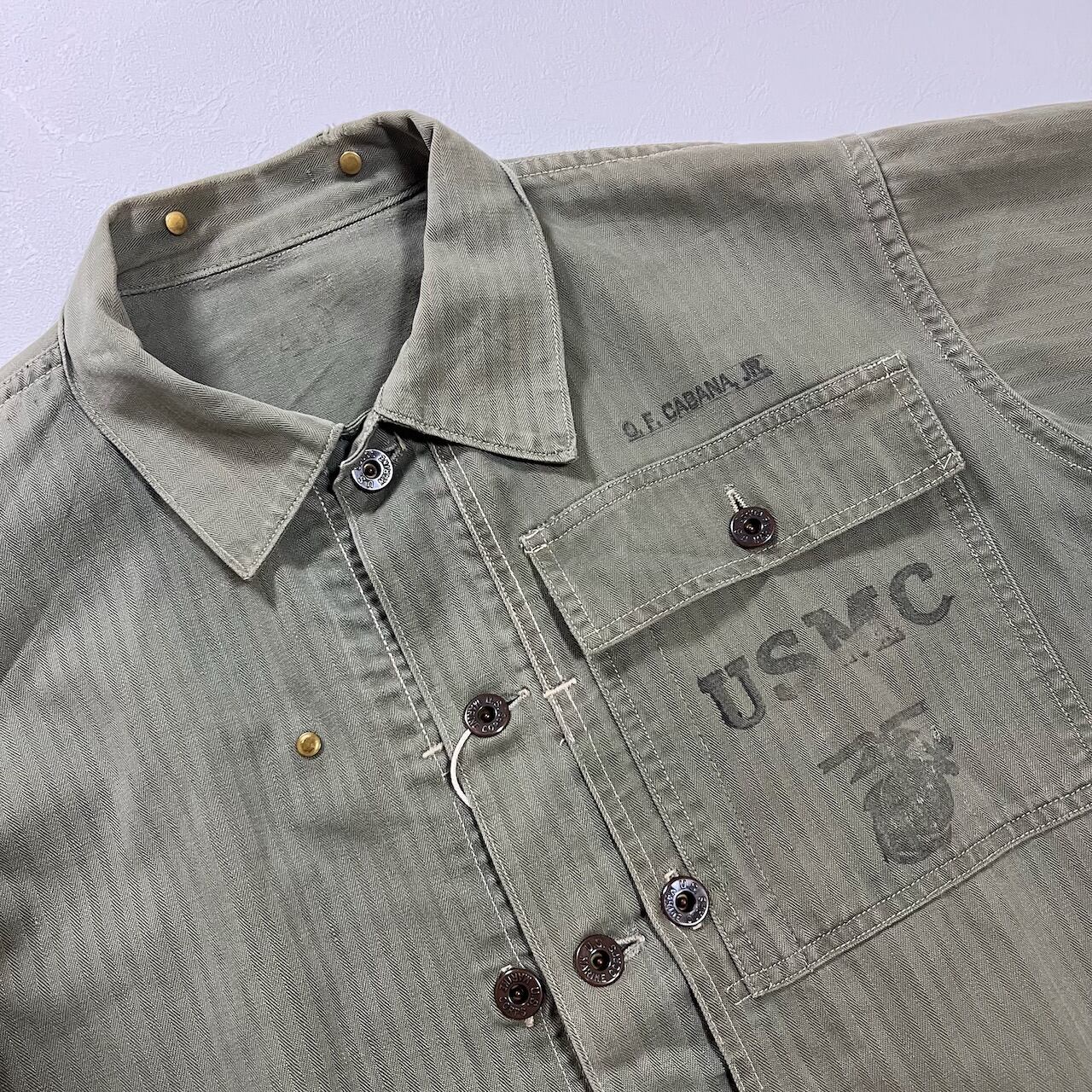 40s USMC ビンテージ　フォト　写真　ヘリンボーン　p44 p41 40年代 40s ミリタリー アメリカ軍 米軍 マリンコープ 海兵隊