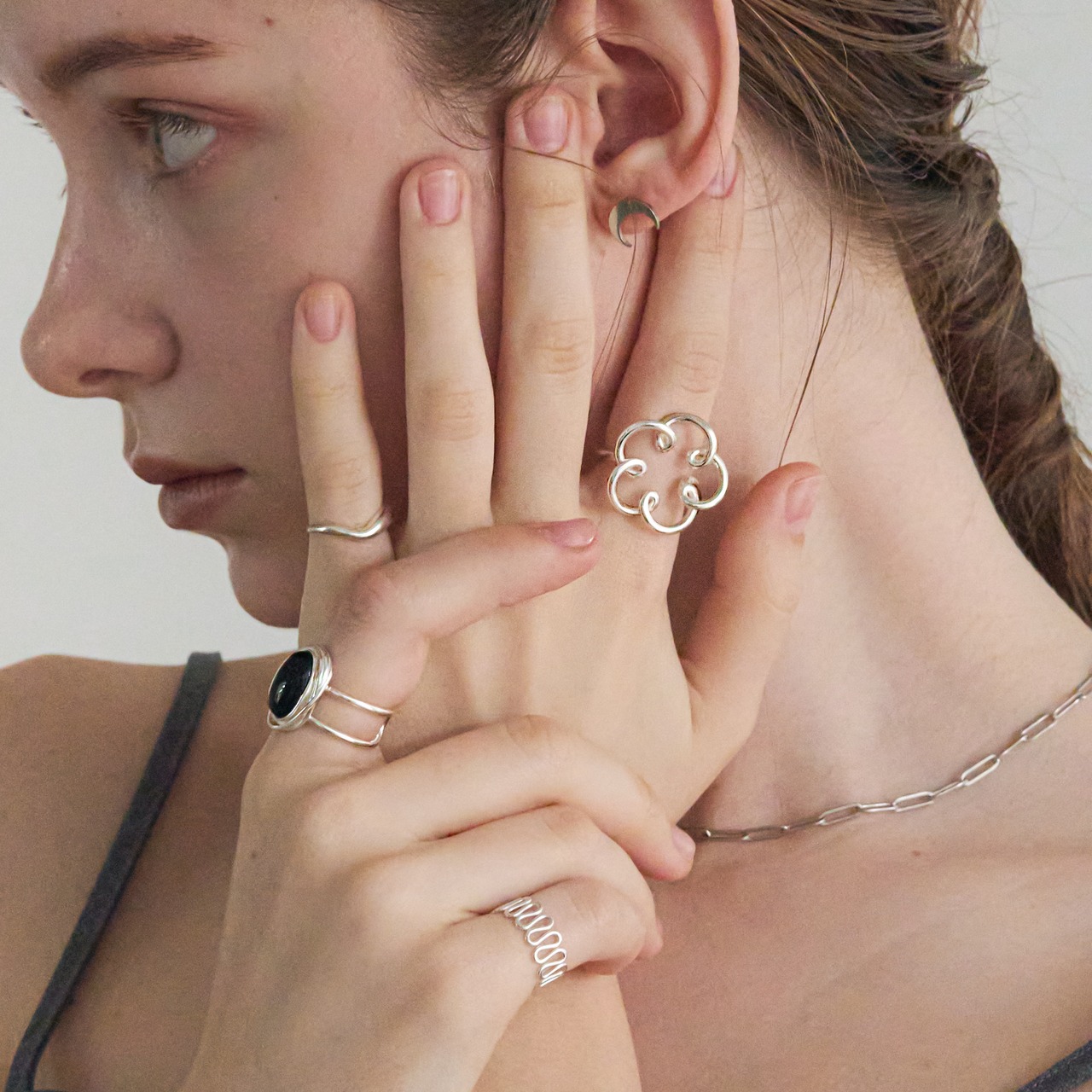 silver925 blossom ring R203