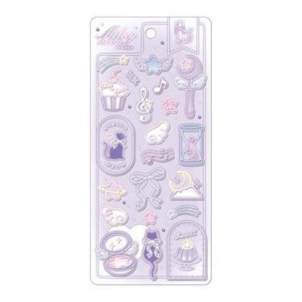 ミルキーネオンステッカー qli_11029_11034 クーリア Milkyneon STICKER シールステッカー qlia Q-lia かわいい 立体 シール デコ