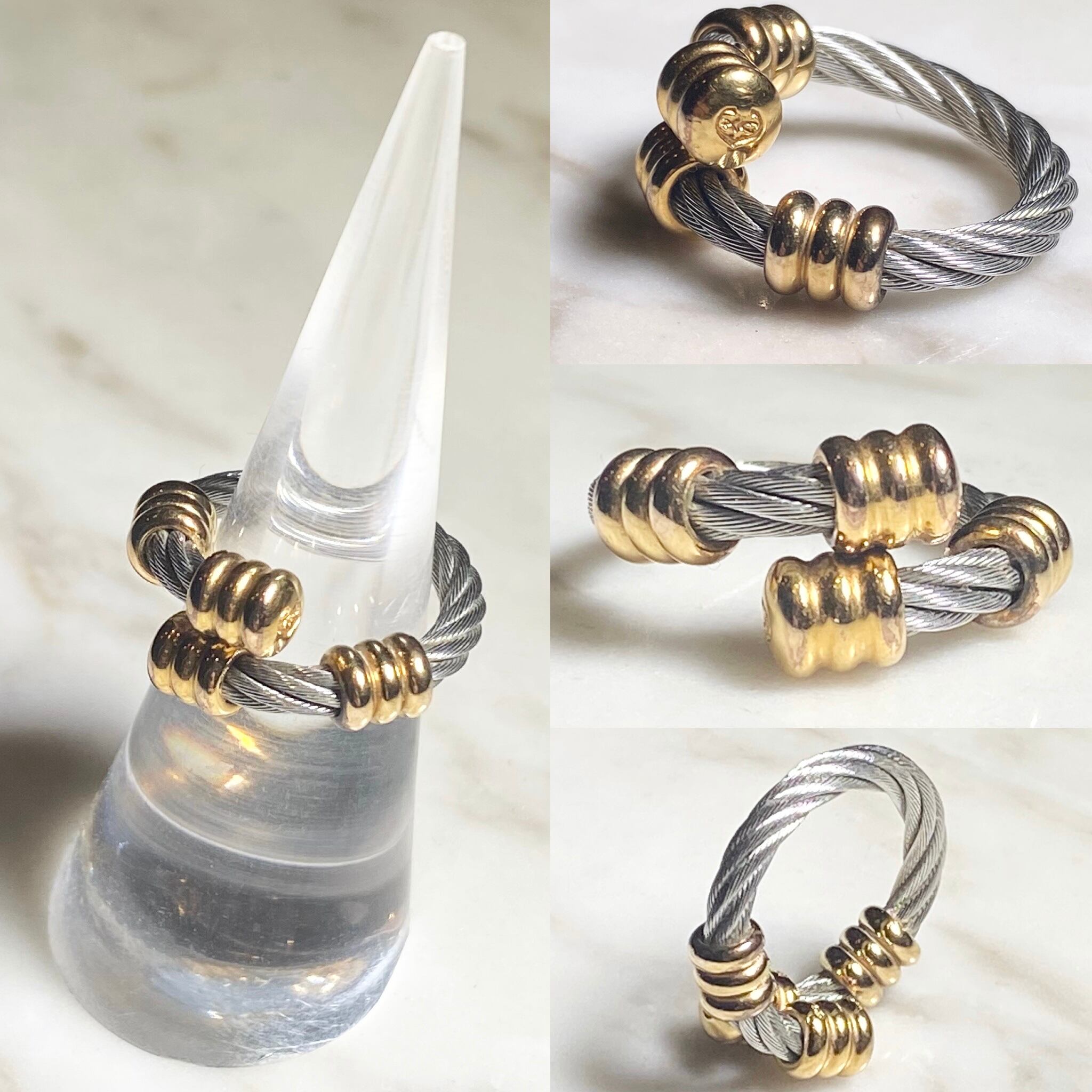 PHILLIPE CHARRIOL metal wire ring | NOIR ONLINE