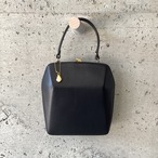 renoma black leather purse bag