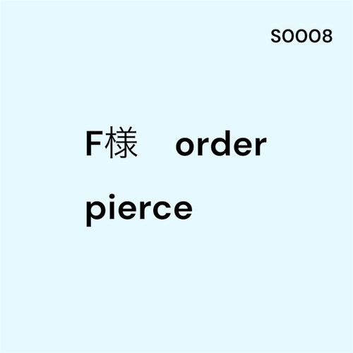 デザインピアス/ブルービジュ 画像