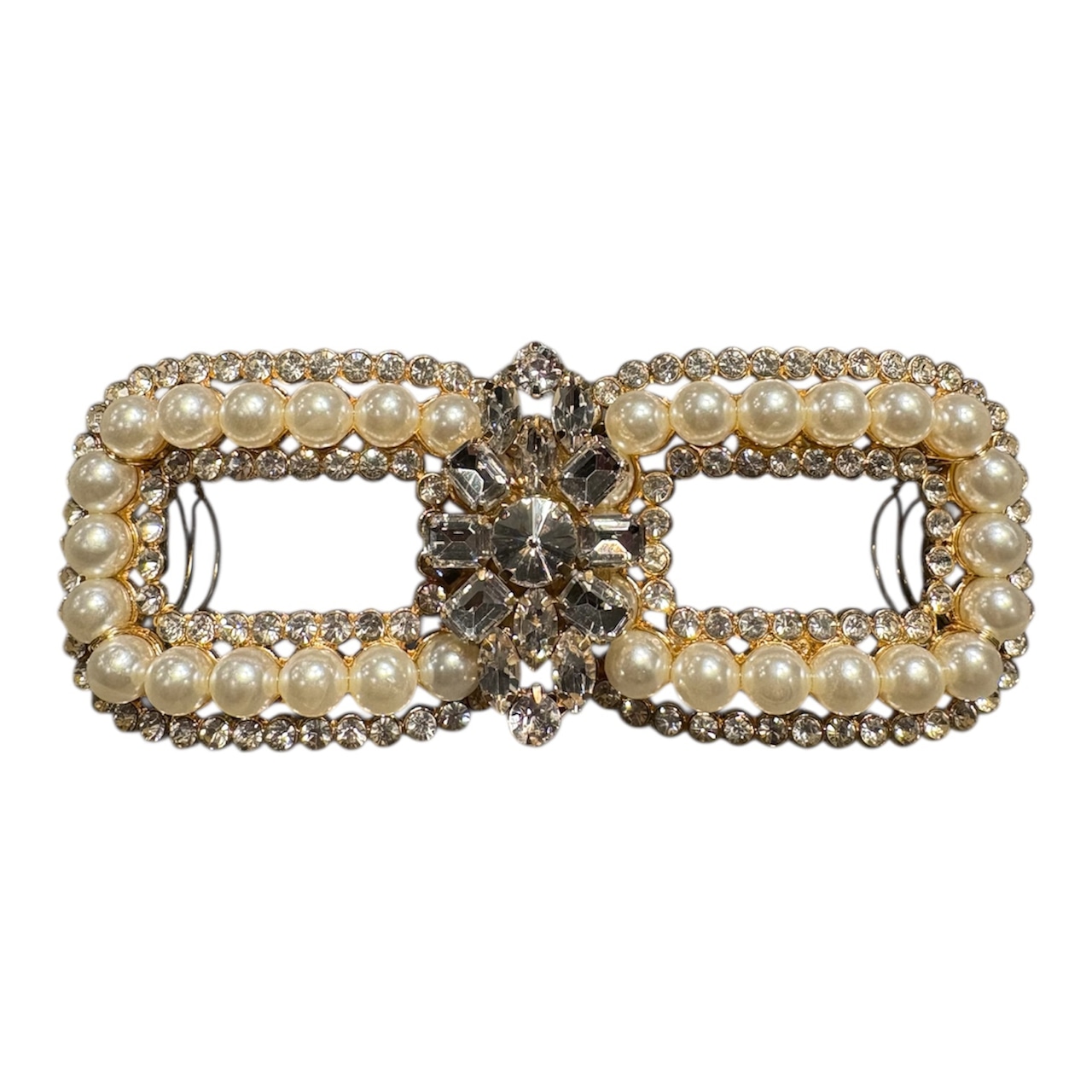 【Rental】帯留め パール&ビジュー 画像1