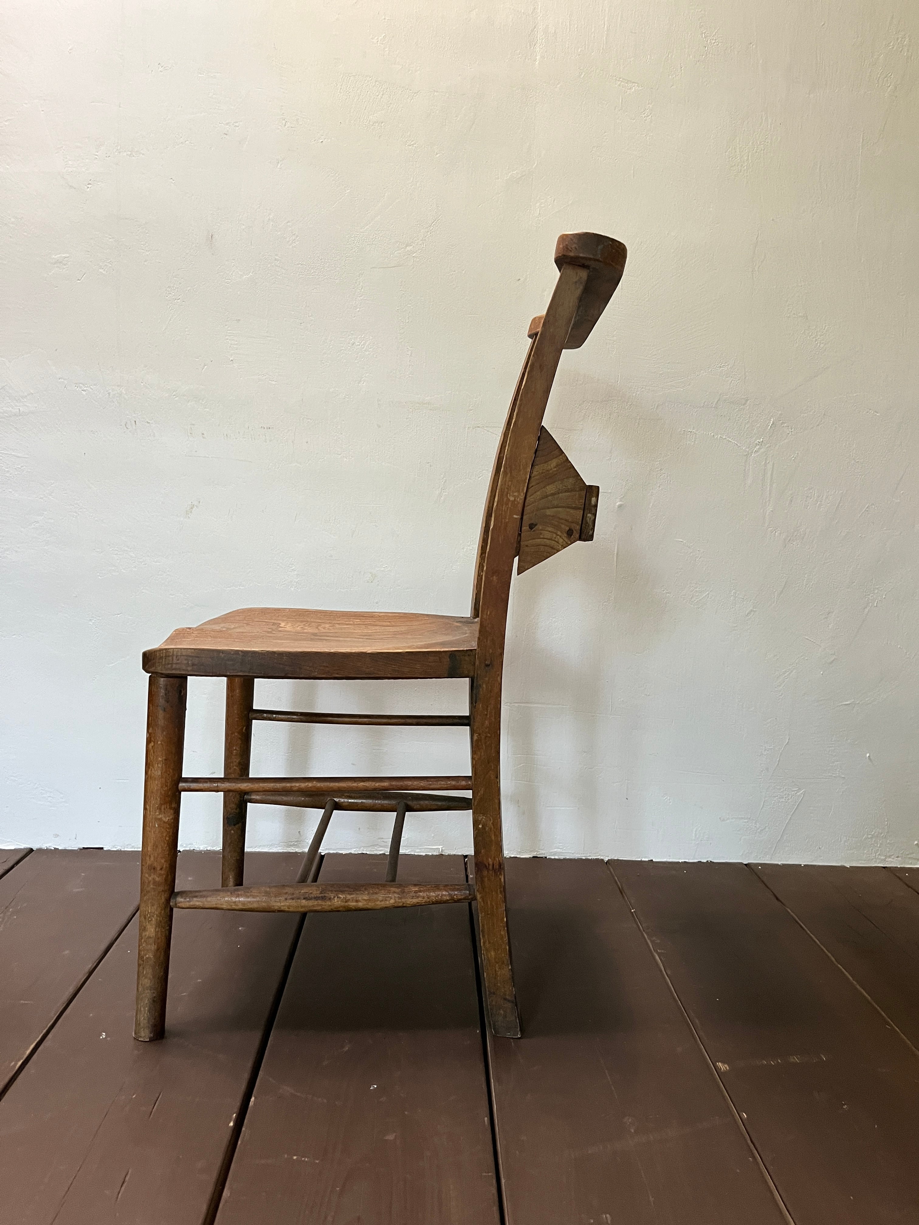 Antique church chaIr 1910-30's U.K＜イギリスアンティーク