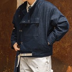 Double-Breasted Belted Work Jacket  ◇H0035