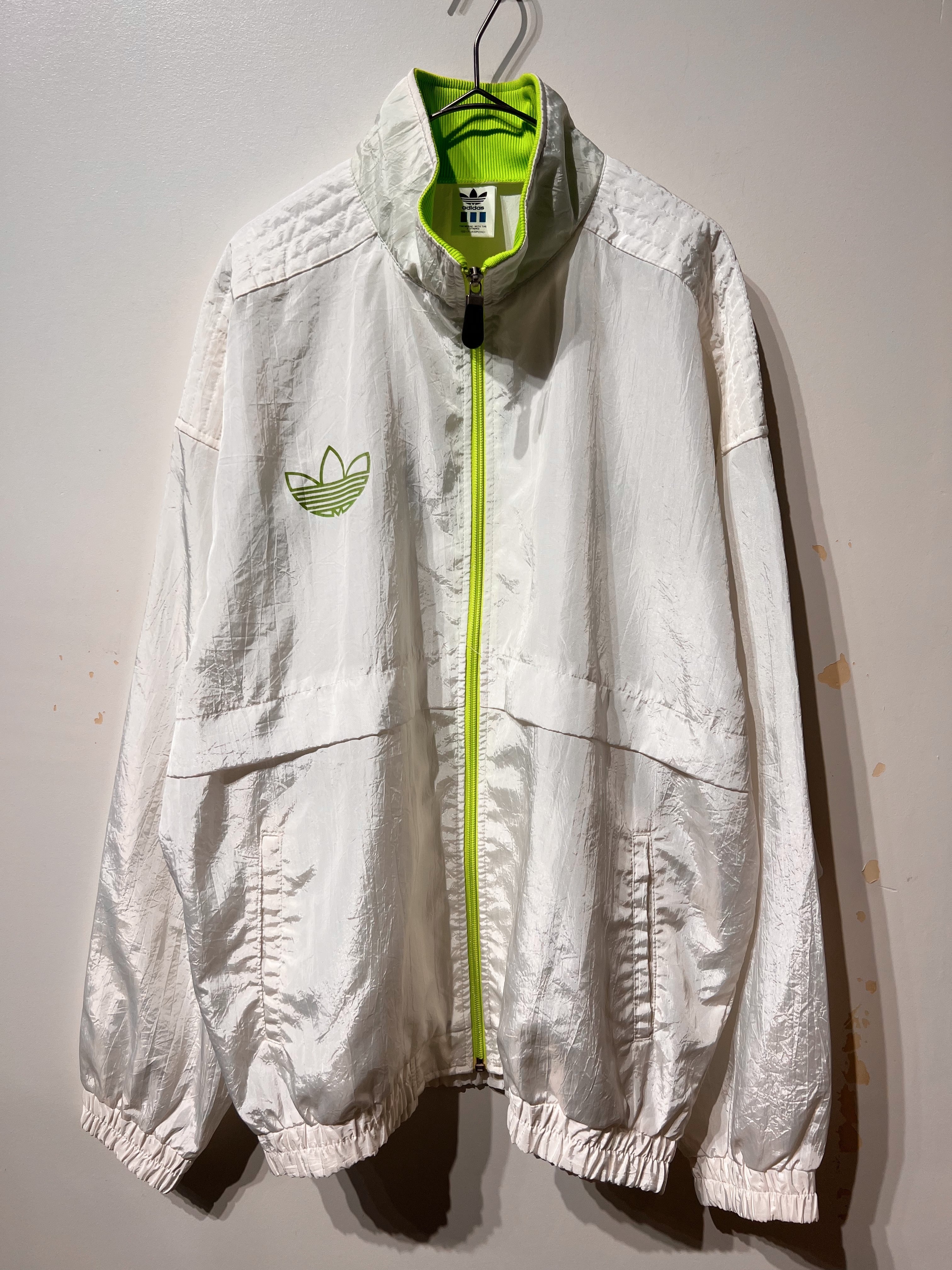 (OT1556)90’s adidas nylon track jacket