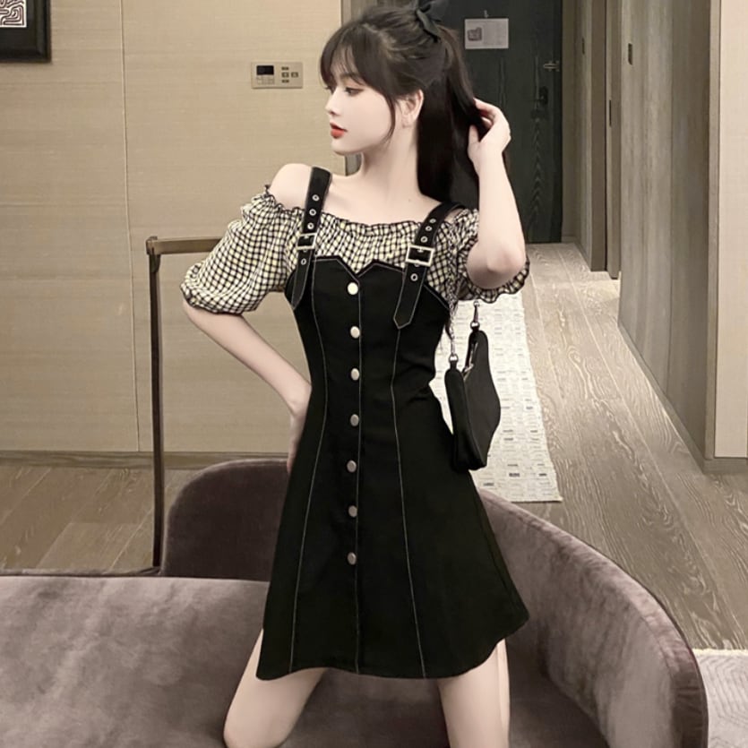 地雷系オフショルワンピ Sugardrug シュガードラッグ 量産型系セレクトショップ通販