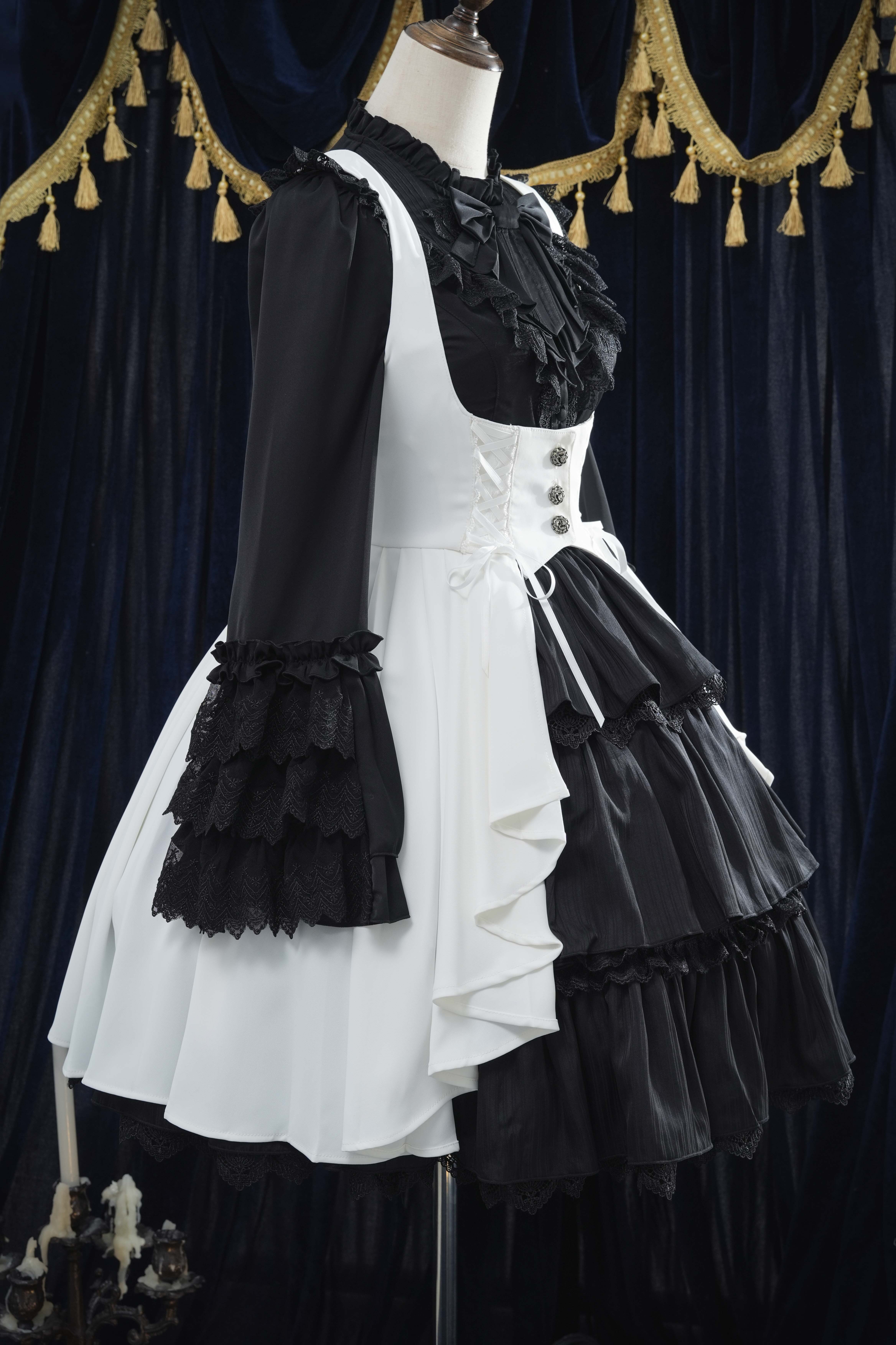 星夜の旅 フリルティアードスカート | HoshibakoWorks